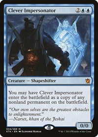 Clever Impersonator [Khans of Tarkir Promos] | RetroPlay Games