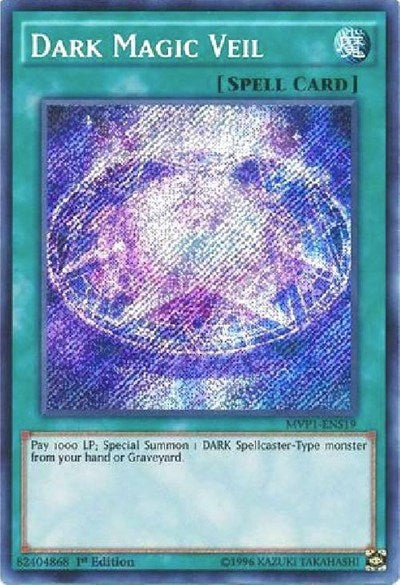 Dark Magic Veil [MVP1-ENS19] Secret Rare | RetroPlay Games