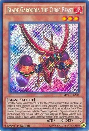 Blade Garoodia the Cubic Beast [MVP1-ENS34] Secret Rare | RetroPlay Games