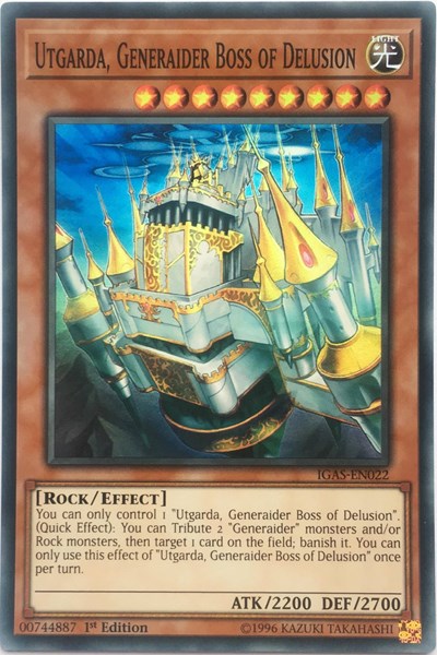 Utgarda, Generaider Boss of Delusion [IGAS-EN022] Super Rare | RetroPlay Games