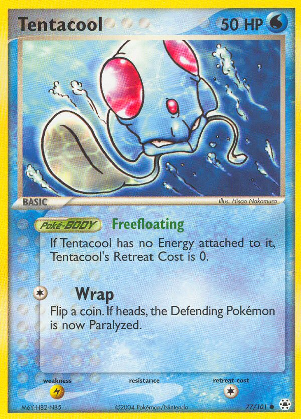 Tentacool (77/101) [EX: Hidden Legends] | RetroPlay Games