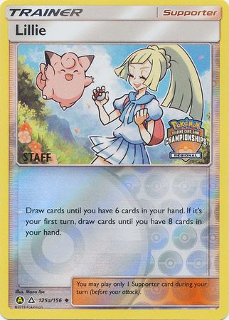 Lillie (125a/156) (Regional Promo Staff) [Sun & Moon: Ultra Prism] | RetroPlay Games