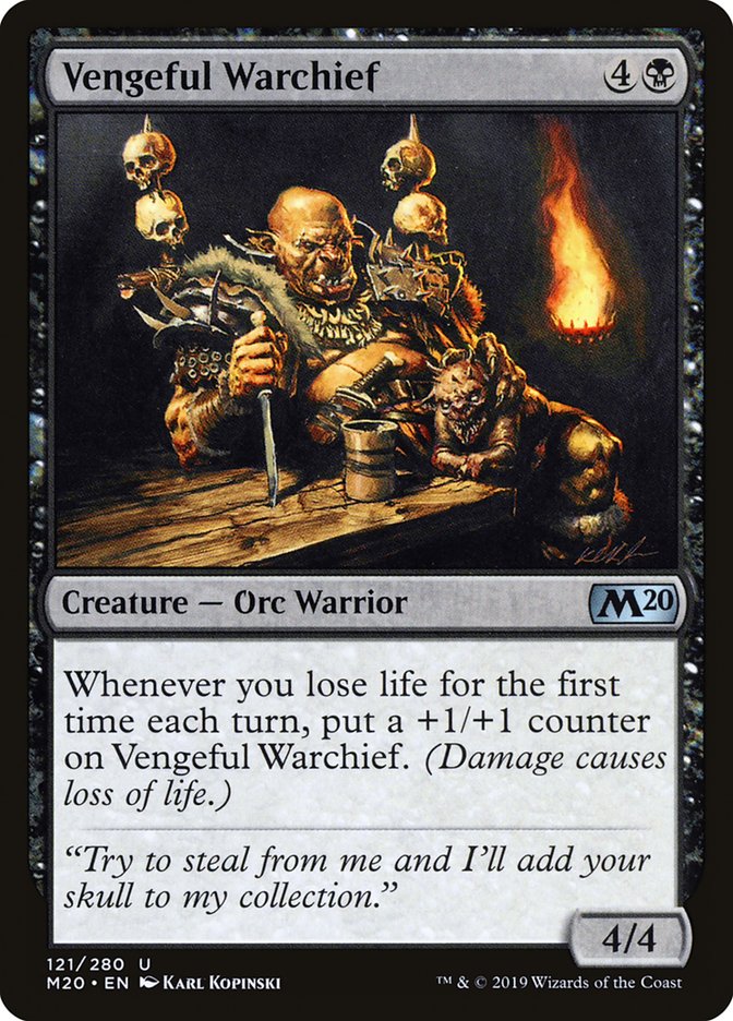 Vengeful Warchief [Core Set 2020] | RetroPlay Games
