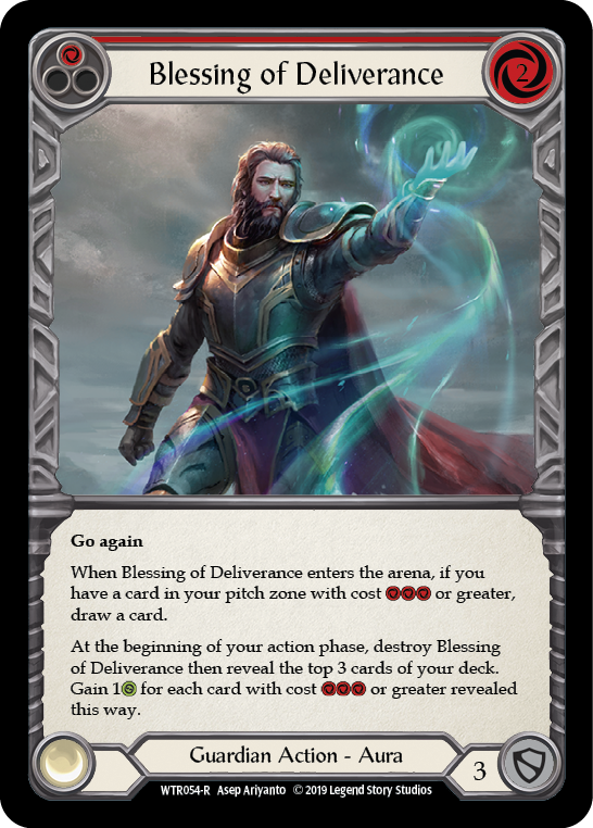 Blessing of Deliverance (Red) [WTR054-R] (Welcome to Rathe)  Alpha Print Normal | RetroPlay Games