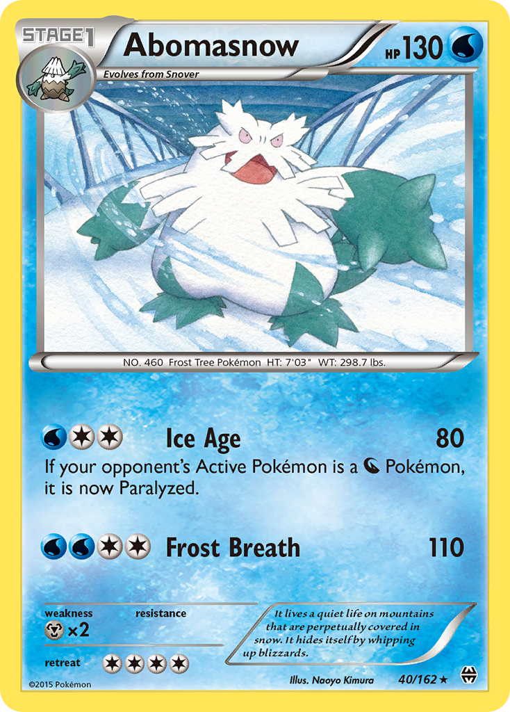 Abomasnow (40/162) [XY: BREAKthrough] | RetroPlay Games