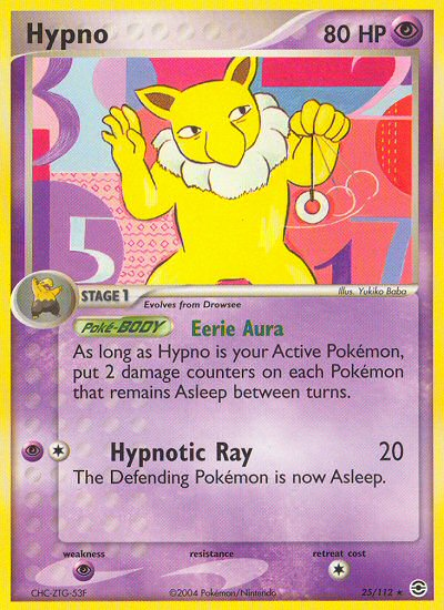 Hypno (25/112) [EX: FireRed & LeafGreen] | RetroPlay Games