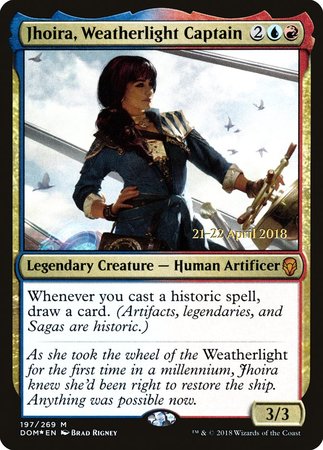 Jhoira, Weatherlight Captain [Dominaria Promos] | RetroPlay Games