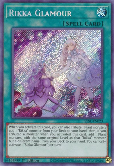 Rikka Glamour [SESL-EN023] Secret Rare | RetroPlay Games