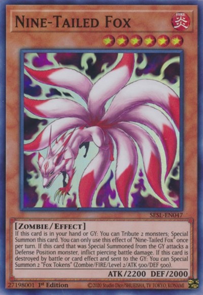 Nine-Tailed Fox [SESL-EN047] Super Rare | RetroPlay Games