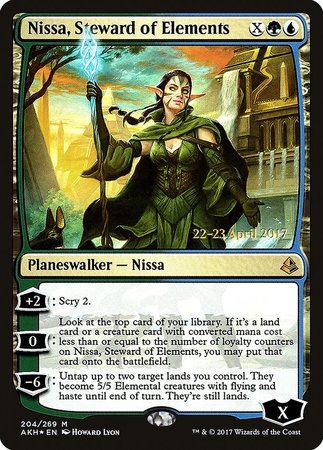 Nissa, Steward of Elements [Amonkhet Promos] | RetroPlay Games