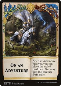 On An Adventure // Spirit Double-sided Token (Challenger 2020) [Unique and Miscellaneous Promos] | RetroPlay Games