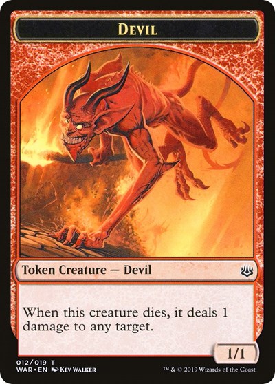 Devil // Satyr Double-sided Token (Challenger 2020) [Unique and Miscellaneous Promos] | RetroPlay Games