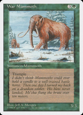 War Mammoth [Fourth Edition] | RetroPlay Games