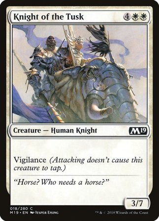 Knight of the Tusk [Core Set 2019] | RetroPlay Games
