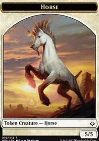 Horse // Zombie Double-sided Token [Hour of Devastation Tokens] | RetroPlay Games