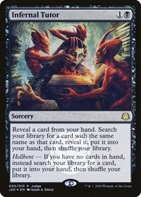 Infernal Tutor [Judge Gift Cards 2020] | RetroPlay Games