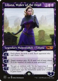 Liliana, Waker of the Dead (Showcase) [Core Set 2021] | RetroPlay Games