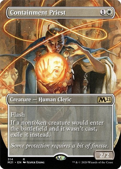 Containment Priest (Borderless) [Core Set 2021] | RetroPlay Games