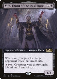 Vito, Thorn of the Dusk Rose (Extended Art) [Core Set 2021] | RetroPlay Games