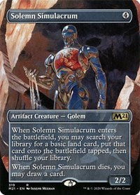 Solemn Simulacrum (Alternate Art) [Core Set 2021] | RetroPlay Games