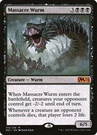 Massacre Wurm [Core Set 2021] | RetroPlay Games