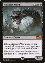 Massacre Wurm [Core Set 2021] | RetroPlay Games