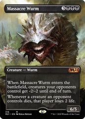 Massacre Wurm (Alternate Art) [Core Set 2021] | RetroPlay Games