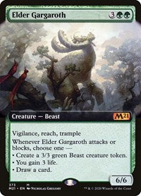 Elder Gargaroth (Extended Art) [Core Set 2021] | RetroPlay Games