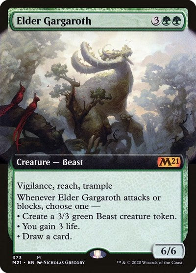 Elder Gargaroth (Extended Art) [Core Set 2021] | RetroPlay Games