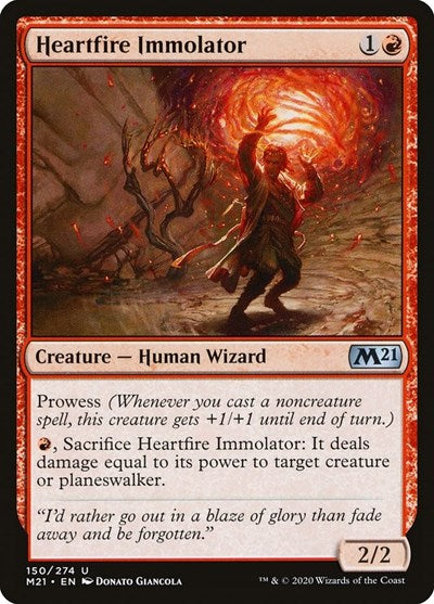 Heartfire Immolator [Core Set 2021] | RetroPlay Games