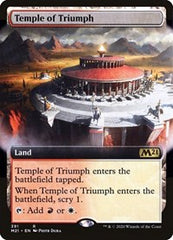 Temple of Triumph (Extended Art) [Core Set 2021] | RetroPlay Games