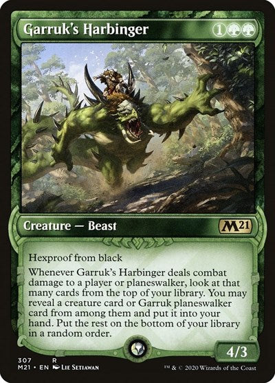 Garruk's Harbinger (Showcase) [Core Set 2021] | RetroPlay Games