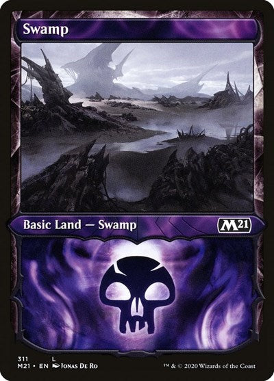 Swamp (Showcase) [Core Set 2021] | RetroPlay Games