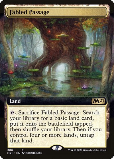 Fabled Passage (Extended Art) [Core Set 2021] | RetroPlay Games