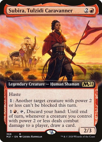 Subira, Tulzidi Caravanner (Extended Art) [Core Set 2021] | RetroPlay Games