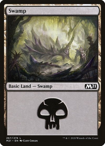 Swamp (267) [Core Set 2021] | RetroPlay Games