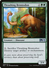 Thrashing Brontodon [Core Set 2021] | RetroPlay Games