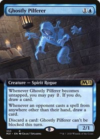 Ghostly Pilferer (Extended Art) [Core Set 2021] | RetroPlay Games