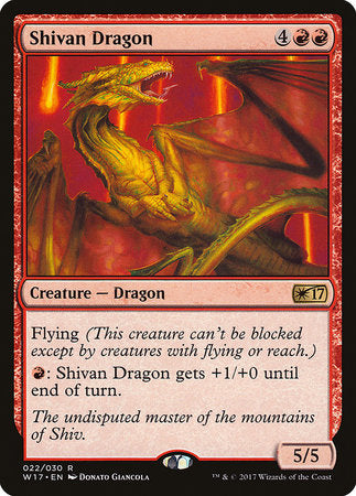 Shivan Dragon [Welcome Deck 2017] | RetroPlay Games