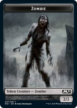 Zombie Token [Core Set 2021] | RetroPlay Games