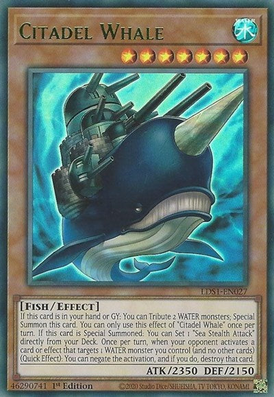 Citadel Whale (Green) [LDS1-EN027] Ultra Rare | RetroPlay Games