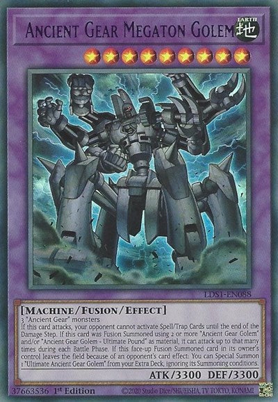 Ancient Gear Megaton Golem (Purple) [LDS1-EN088] Ultra Rare | RetroPlay Games