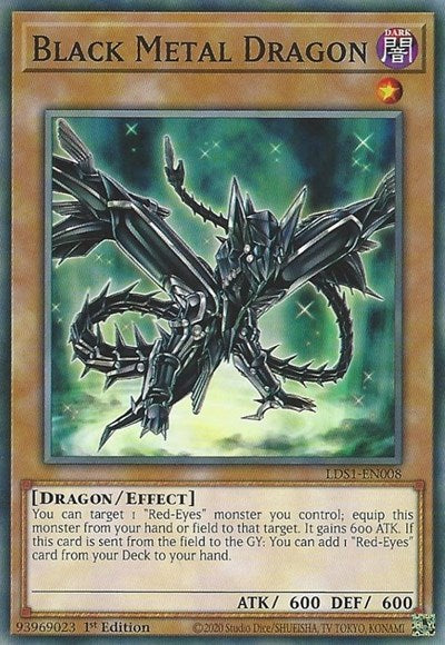 Black Metal Dragon [LDS1-EN008] Common | RetroPlay Games