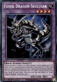 Fossil Dragon Skullgar [BLAR-EN010] Secret Rare | RetroPlay Games