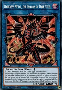 Darkness Metal, the Dragon of Dark Steel [BLAR-EN047] Secret Rare | RetroPlay Games