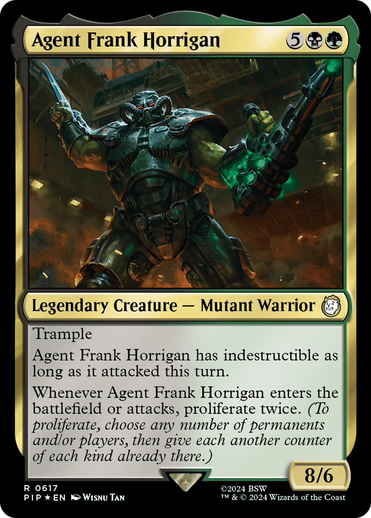 Agent Frank Horrigan (Surge Foil) [Fallout] | RetroPlay Games