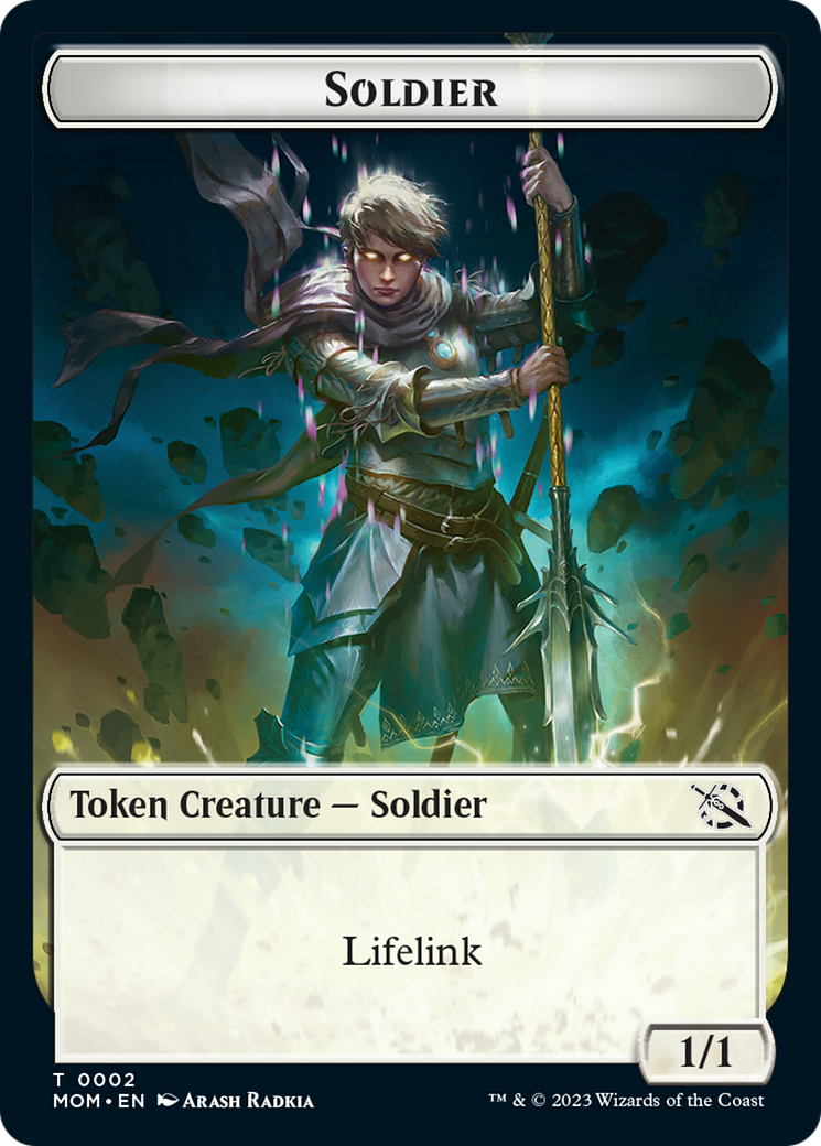 Soldier Token [March of the Machine Tokens] | RetroPlay Games