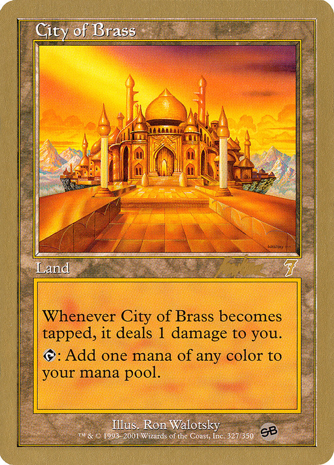 City of Brass (Brian Kibler) (SB) [World Championship Decks 2002] | RetroPlay Games