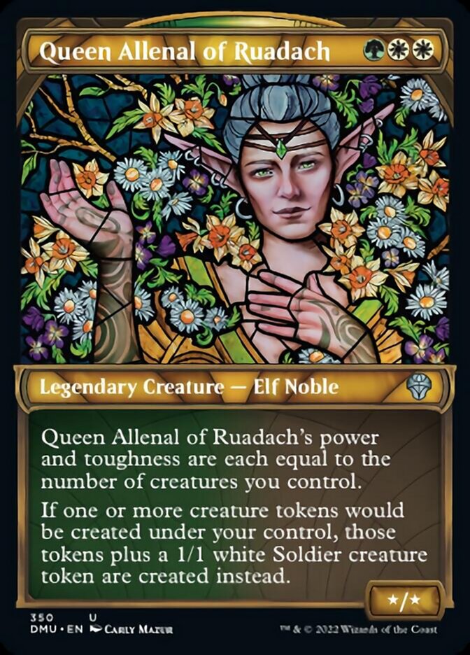 Queen Allenal of Ruadach (Showcase Textured) [Dominaria United] | RetroPlay Games