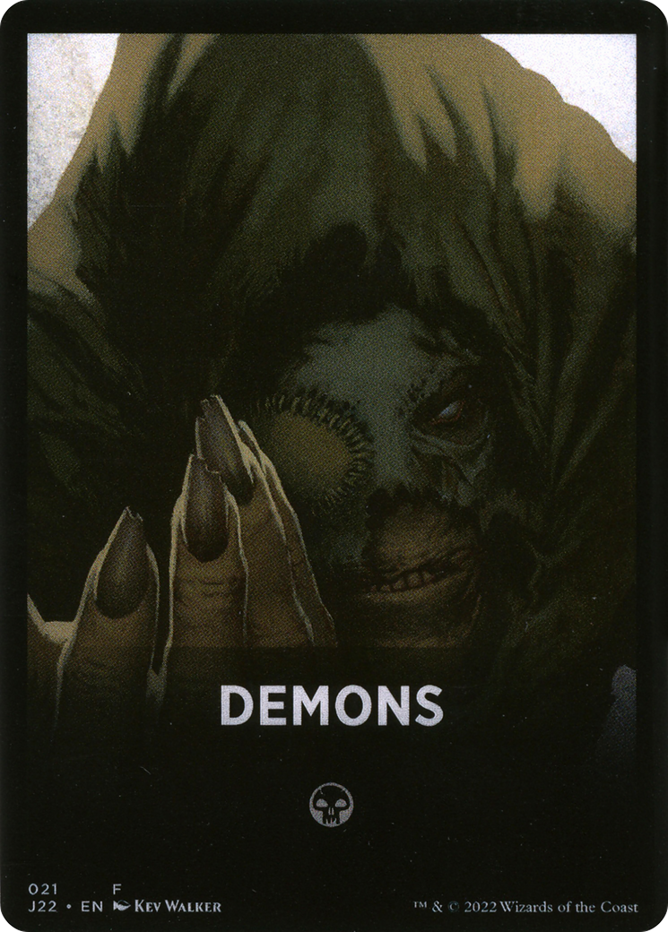 Demons Theme Card [Jumpstart 2022 Front Cards] | RetroPlay Games